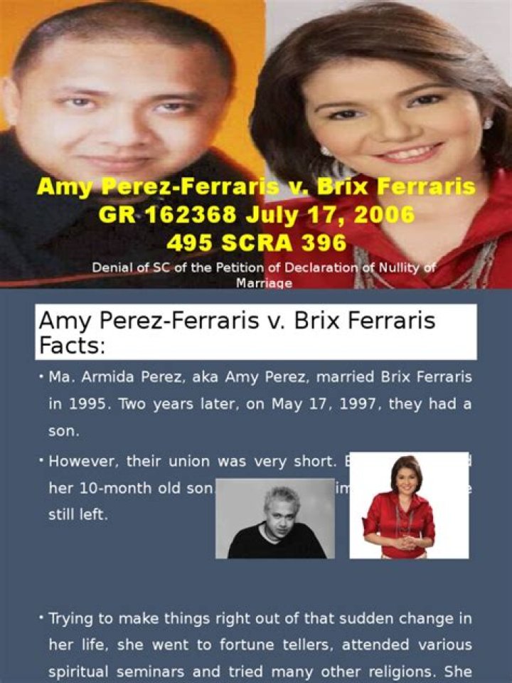 (PPTX) Amy Perez v Brix Ferraris Case Report PDFSLIDE.US
