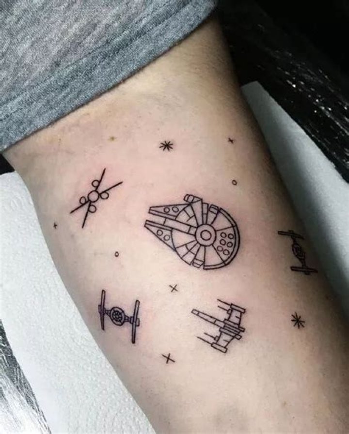 Starwars tattoo Star tattoos, Star wars tattoo small, Star wars tattoo